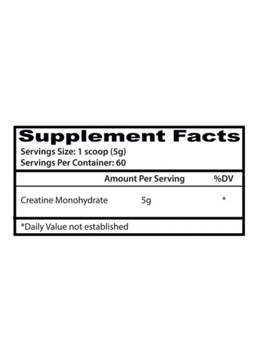 INSANE LABZ CREATINE MONOHYDRATE 60 SERV